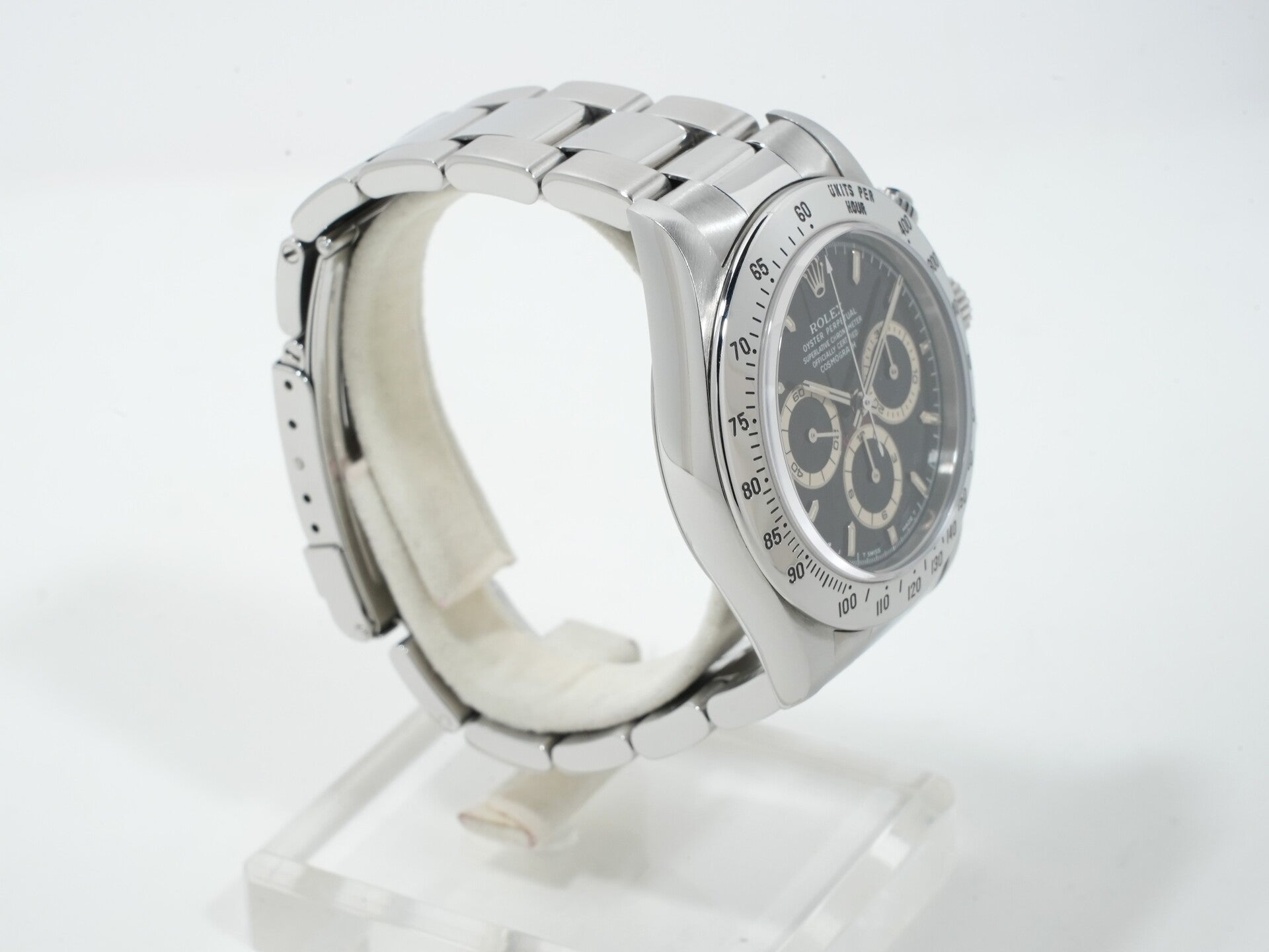 Rolex Daytona El Primero Ref. 16520 Stainless Steel Black Dial Pre-owned 6odnnmc7