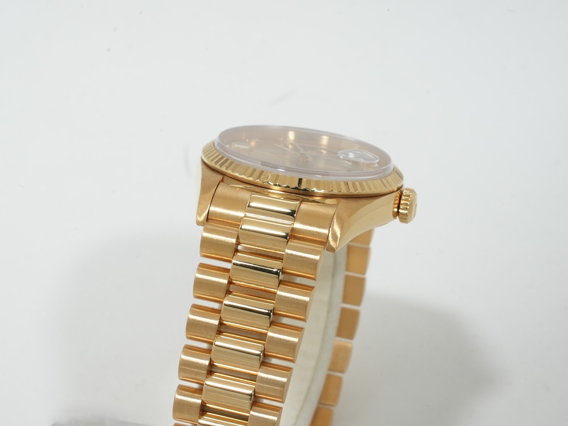 ロレックス デイデイト36 Ref.18238A イエローゴールド シャンパンx10Pダイヤ文字盤 中古 2dgaxcpt