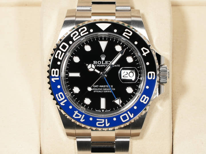 Rolex GMT-Master II Ref. 126710BLNR Stainless Steel Black Dial Oyster Bracelet Unused cvayy4rz