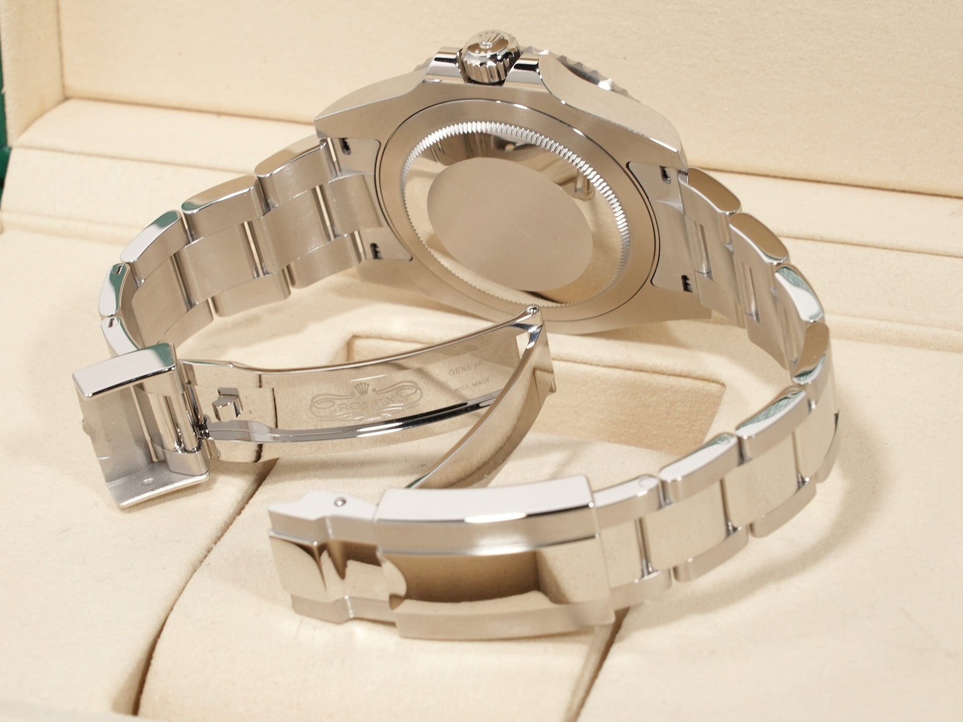 Rolex GMT-Master II Ref. 126710BLNR Stainless Steel Black Dial Oyster Bracelet Unused cvayy4rz