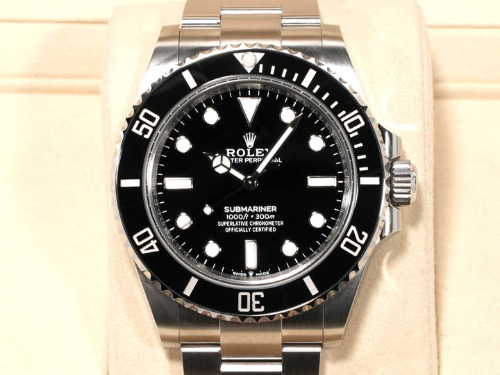 Rolex Submariner No Date Ref. 124060 Stainless Steel Black Dial Unused jqkc2jj9