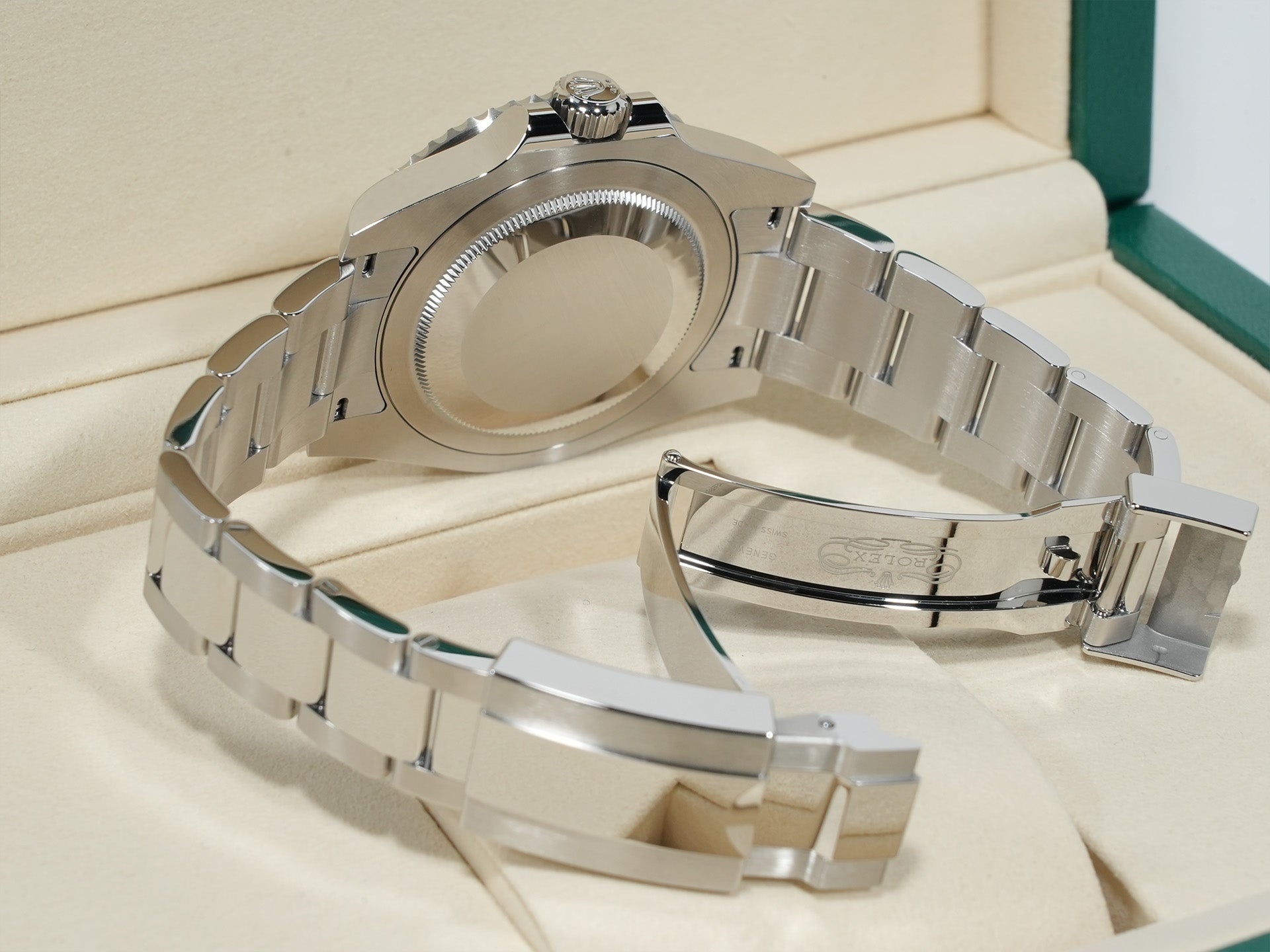 Rolex GMT-Master II Ref. 126720VTNR Stainless Steel Black Dial Oyster Bracelet Unused isbbigxm