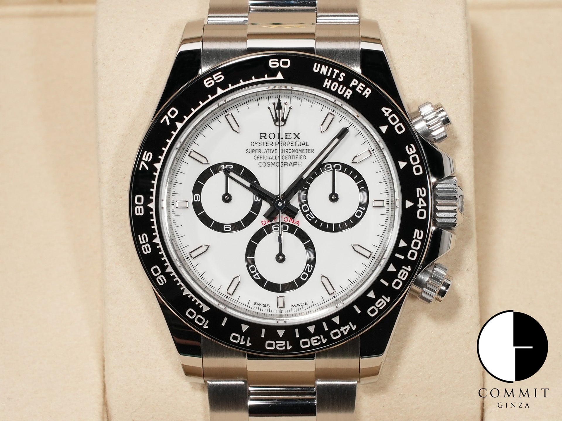 Rolex Daytona Ref. 126500LN Stainless Steel White Dial Unused icjy6uyt