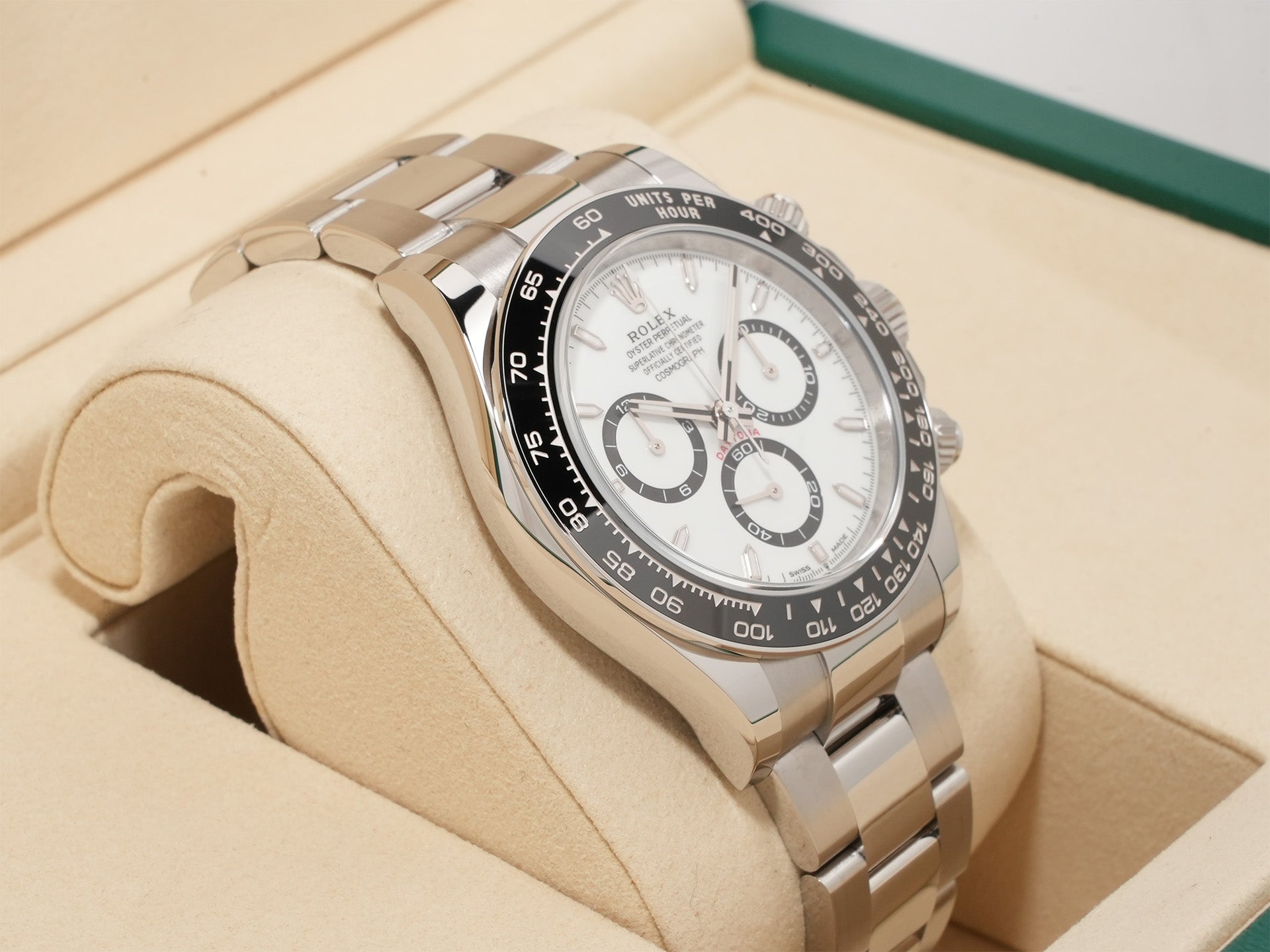 Rolex Daytona Ref. 126500LN Stainless Steel White Dial Unused icjy6uyt