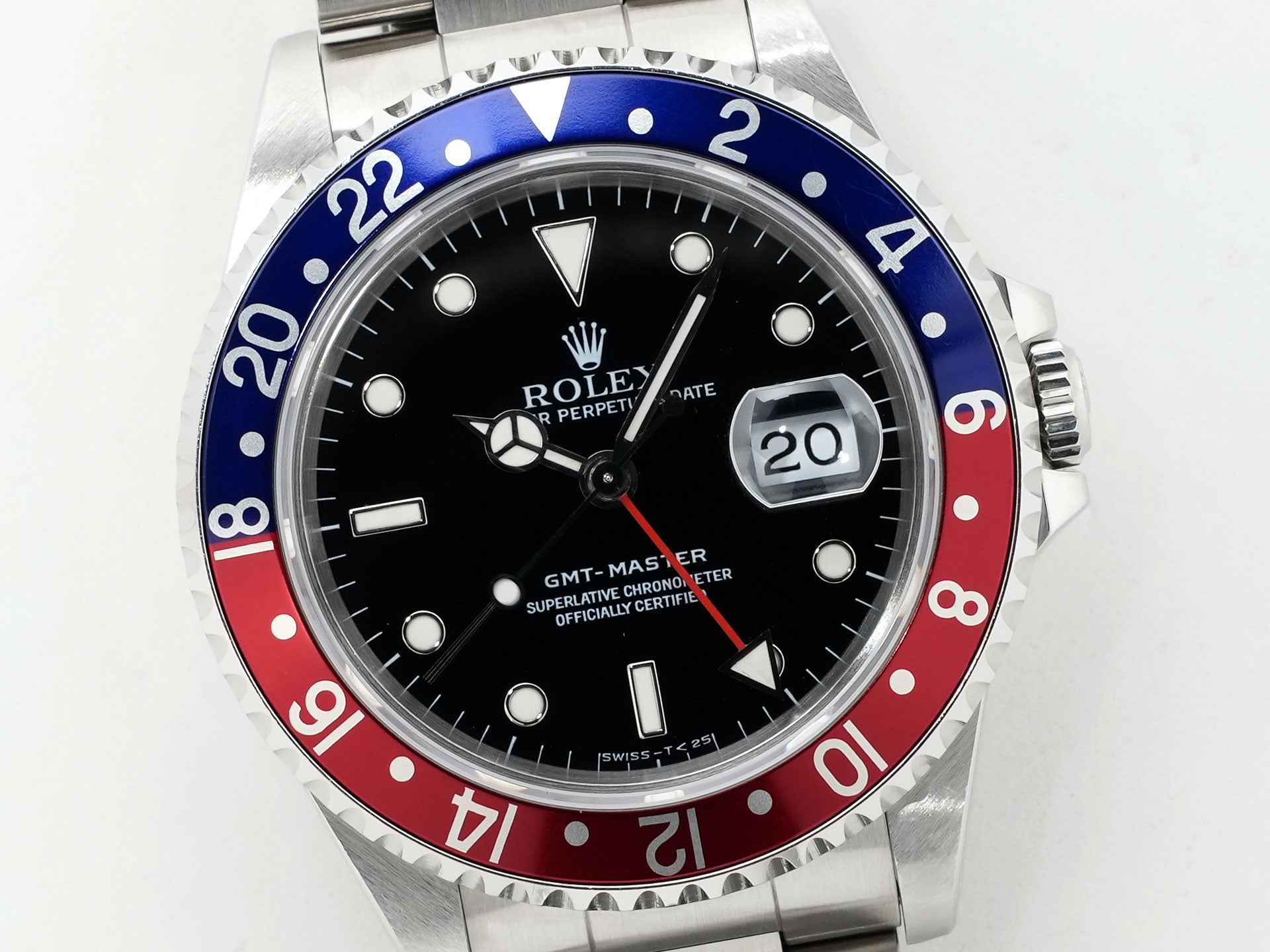 Rolex GMT-Master Ref. 16700 Stainless Steel Black Dial Oyster Bracelet Pre-owned b4xgf37w