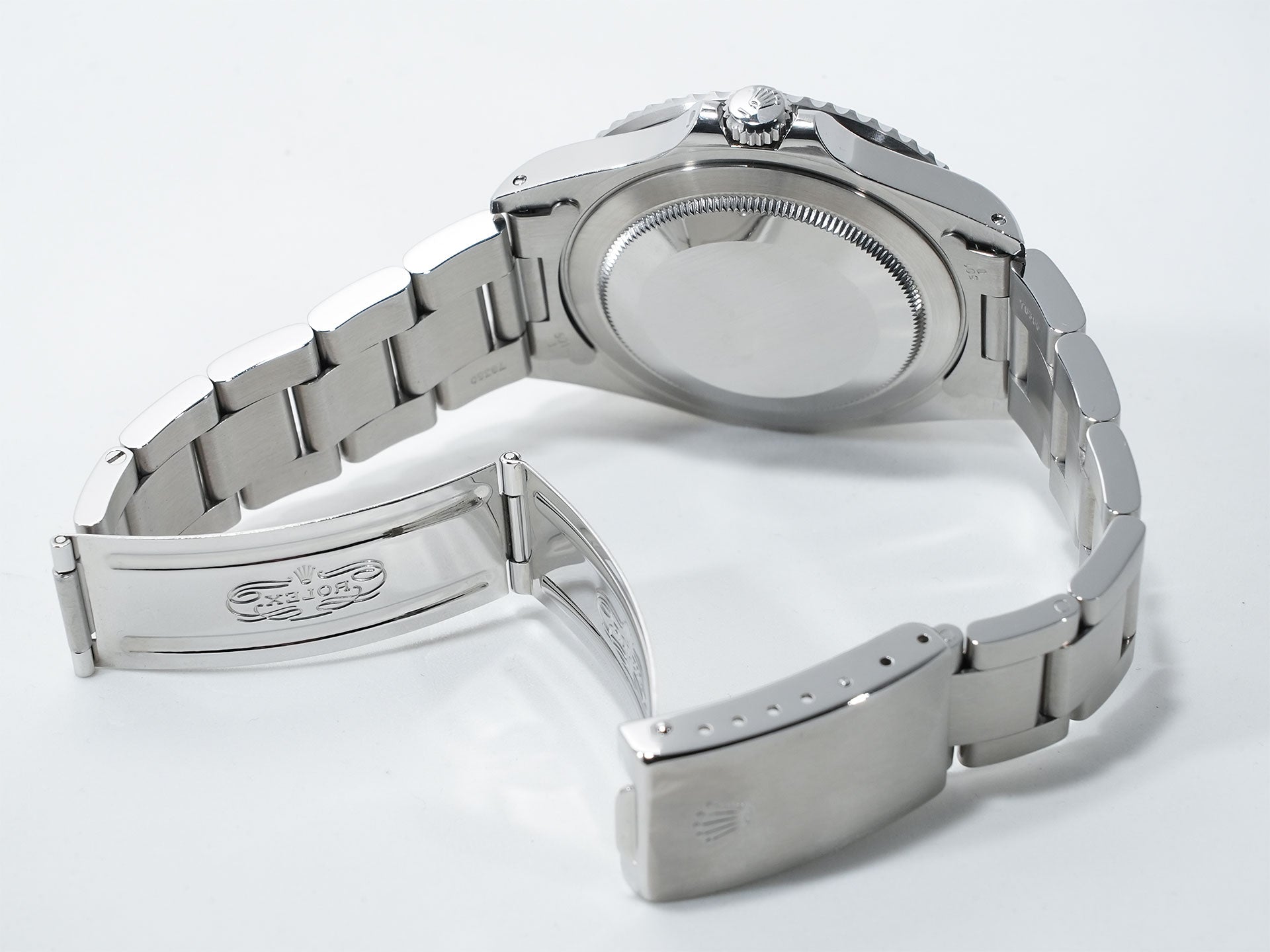 Rolex GMT-Master Ref. 16700 Stainless Steel Black Dial Oyster Bracelet Pre-owned b4xgf37w