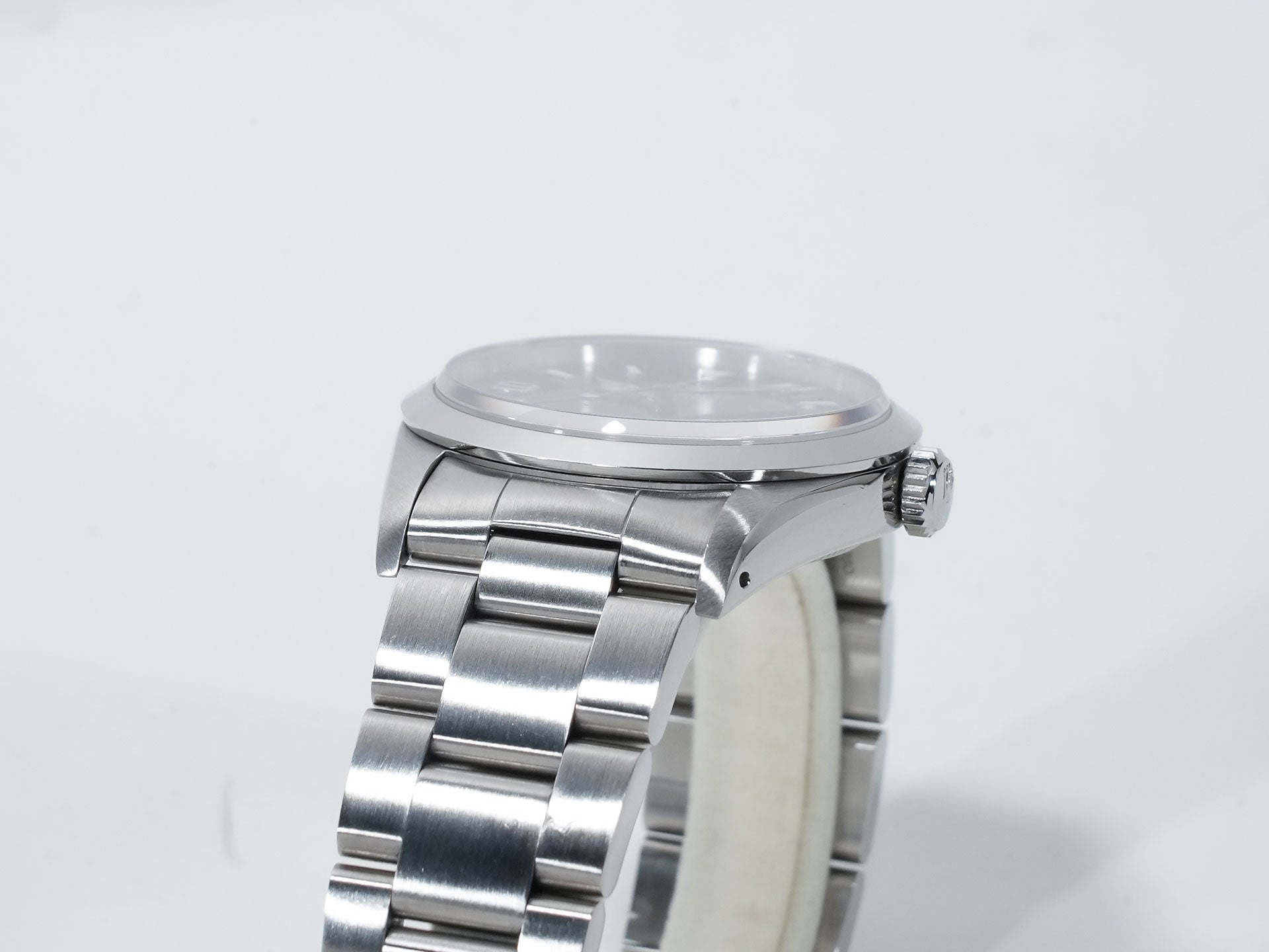 Pre-owned Rolex Explorer I Ref. 14270 Stainless Steel Black Dial Oyster Bracelet 9dhbwgie