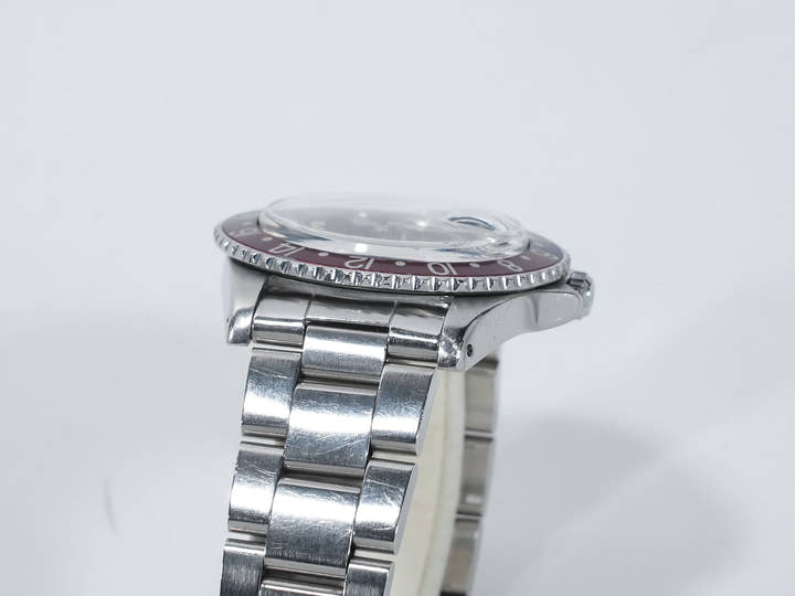 Pre-owned Rolex GMT-Master Ref. 1675 Stainless Steel Black Dial Oyster Bracelet t3mfchvm