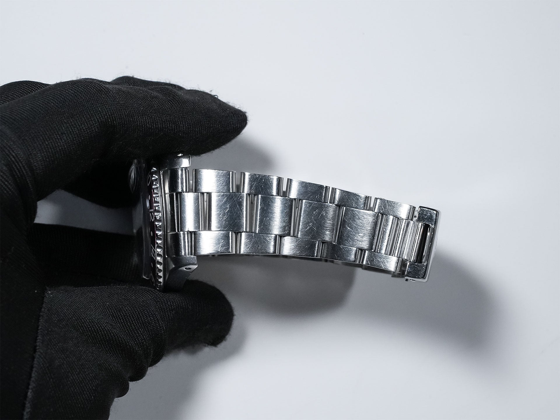 Pre-owned Rolex GMT-Master Ref. 1675 Stainless Steel Black Dial Oyster Bracelet t3mfchvm