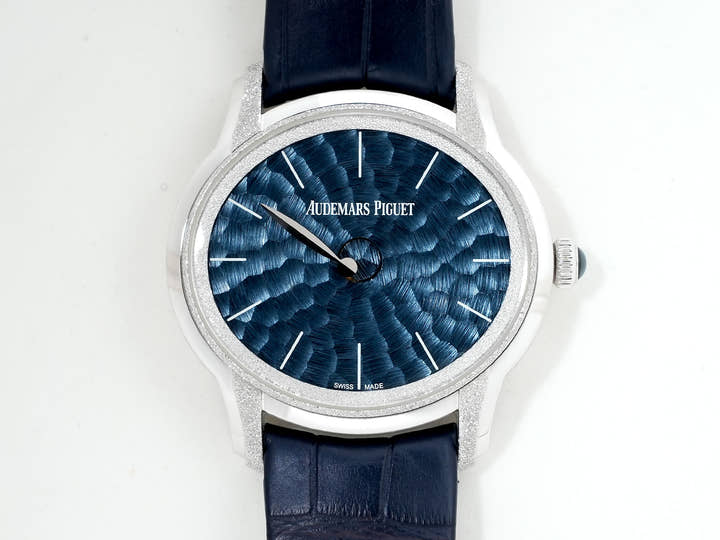 オーデマピゲ ミレネリー フロステッドゴールド フィロソフィーク Ref.77266BC.GG.A326CR.01 ホワイトゴールド ブルー文字盤 美中古 vq3yadih