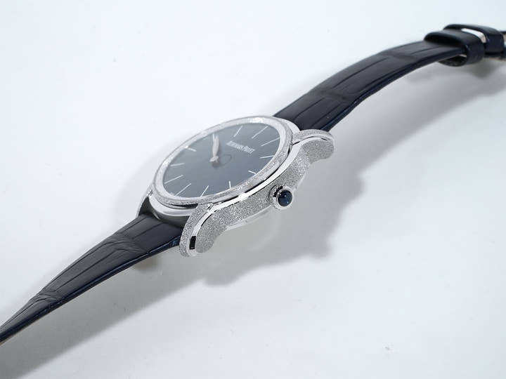 オーデマピゲ ミレネリー フロステッドゴールド フィロソフィーク Ref.77266BC.GG.A326CR.01 ホワイトゴールド ブルー文字盤 美中古 vq3yadih