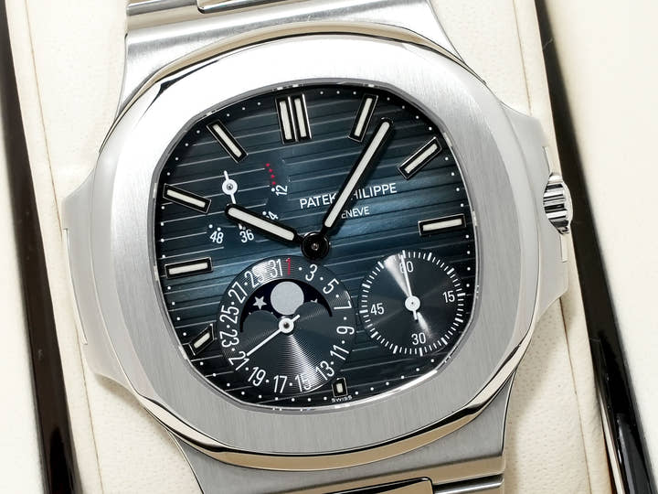 パテックフィリップ ノーチラス プチコンプリケーション Ref.5712/1A-001 ステンレススチール ブルー文字盤 美中古 8ebgwhxx