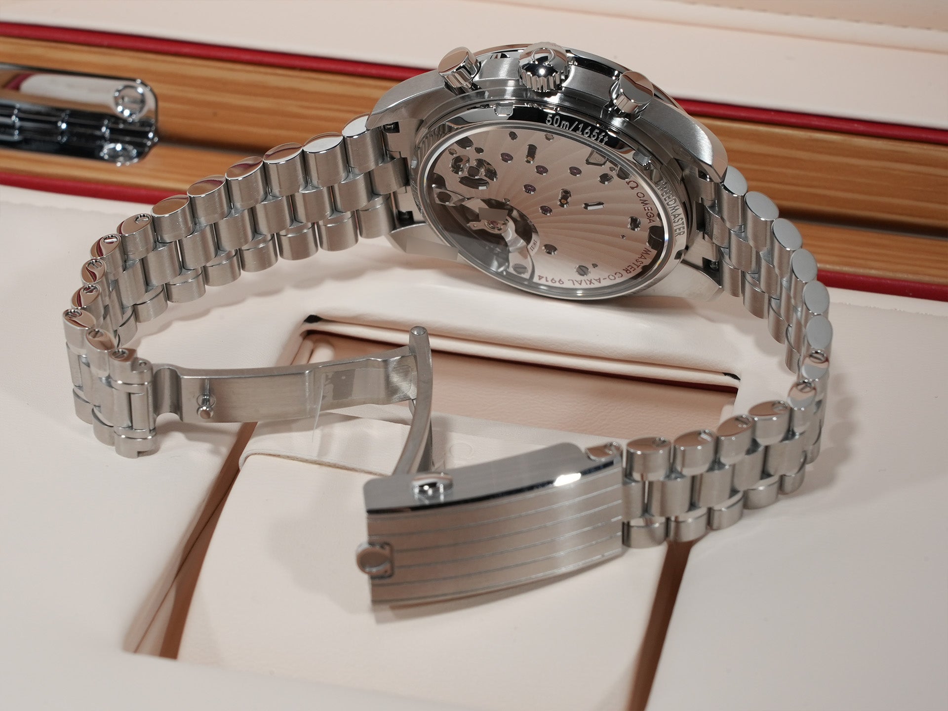 オメガ スピードマスター ムーンフェイズ コーアクシャル マスタークロノメーター メテオライト Ref.304.30.43.52.06.001 ステンレススチール メテオライト文字盤 未使用 8zithvbr