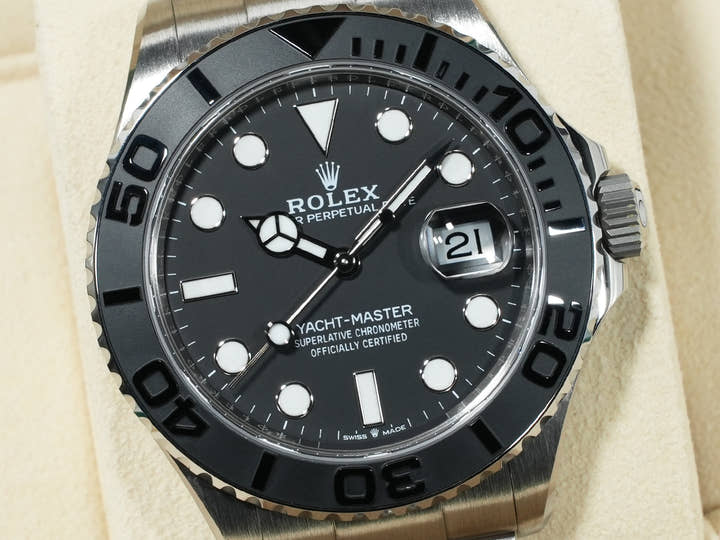 ロレックス ヨットマスター42 Ref.226627 RLXチタン ブラック文字盤 未使用 bmuic66h
