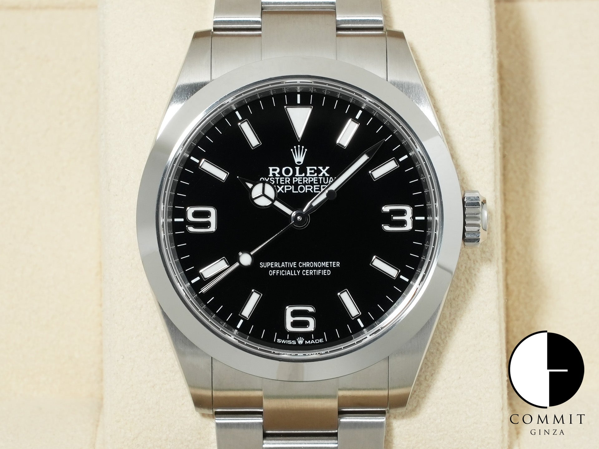 ロレックス エクスプローラー40 Ref.224270 ステンレススチール ブラック文字盤 オイスターブレスレット 未使用 f5fng4fi