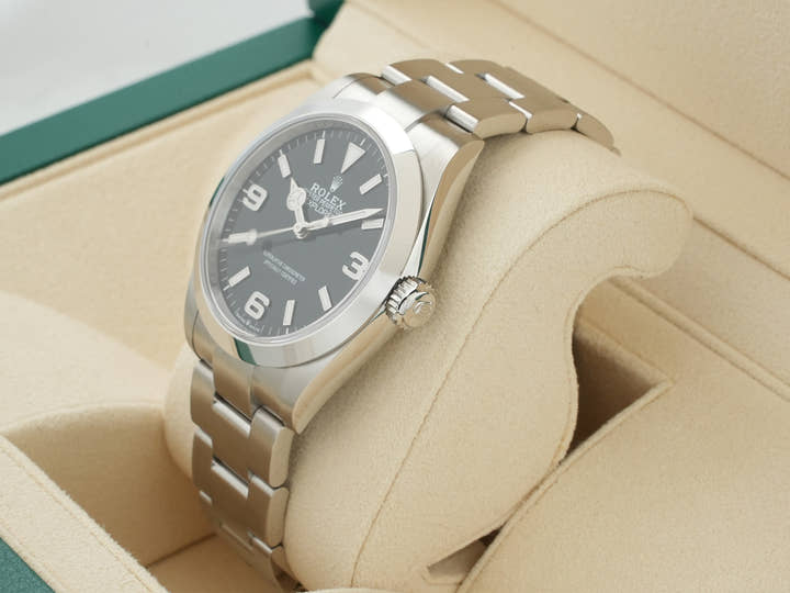 ロレックス エクスプローラー40 Ref.224270 ステンレススチール ブラック文字盤 オイスターブレスレット 未使用 f5fng4fi