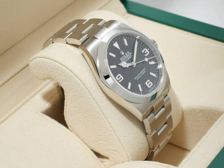 ロレックス エクスプローラー40 Ref.224270 ステンレススチール ブラック文字盤 オイスターブレスレット 未使用 f5fng4fi