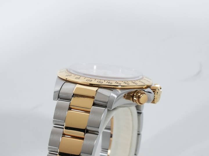 ロレックス デイトナ エルプリメロ Ref.16523 ステンレススチール/イエローゴールド ホワイト文字盤 中古 6jjsvyyz