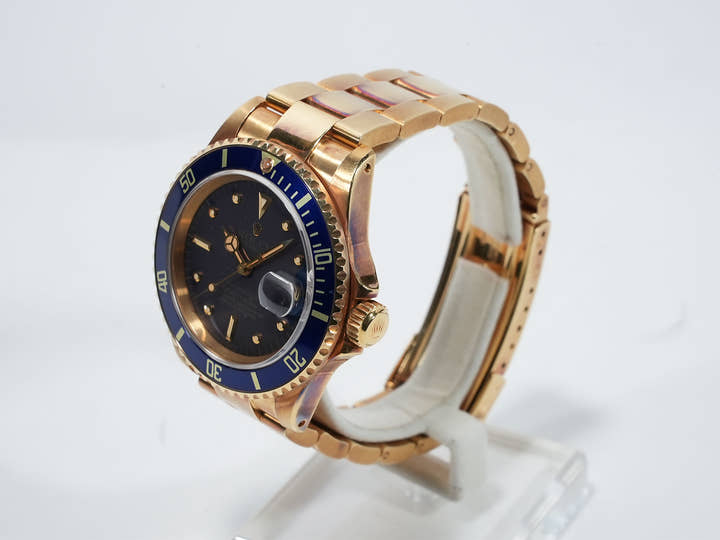 ロレックス サブマリーナー デイト Ref.16808 イエローゴールド ブルー文字盤 中古 zn9gjetq