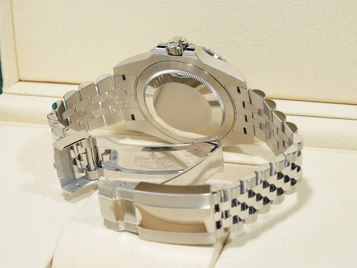 ロレックス GMTマスターII Ref.126710GRNR ステンレススチール ブラック文字盤 ジュビリーブレスレット 未使用 rscaniqr