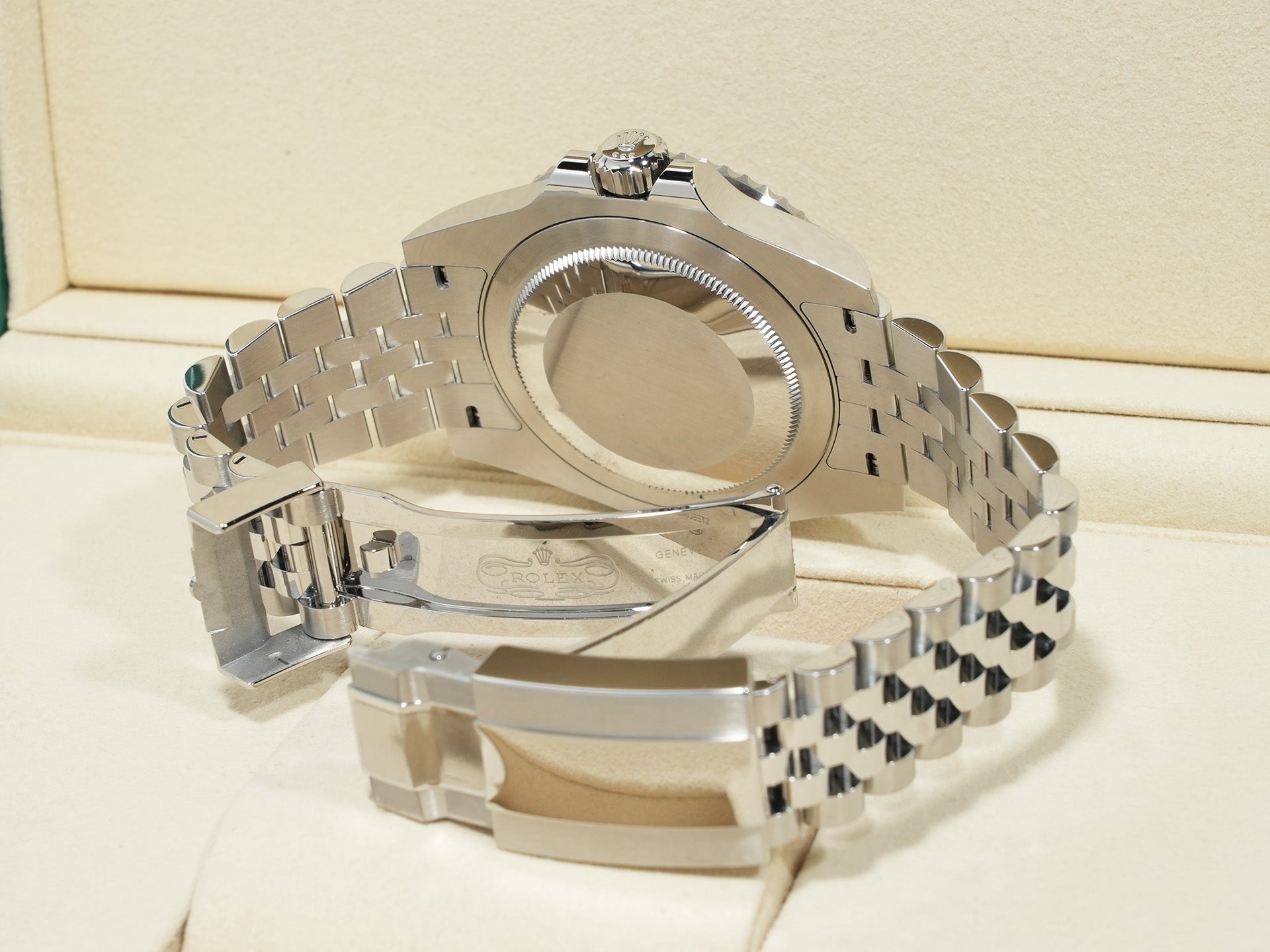 ロレックス GMTマスターII Ref.126710GRNR ステンレススチール ブラック文字盤 ジュビリーブレスレット 未使用 rscaniqr