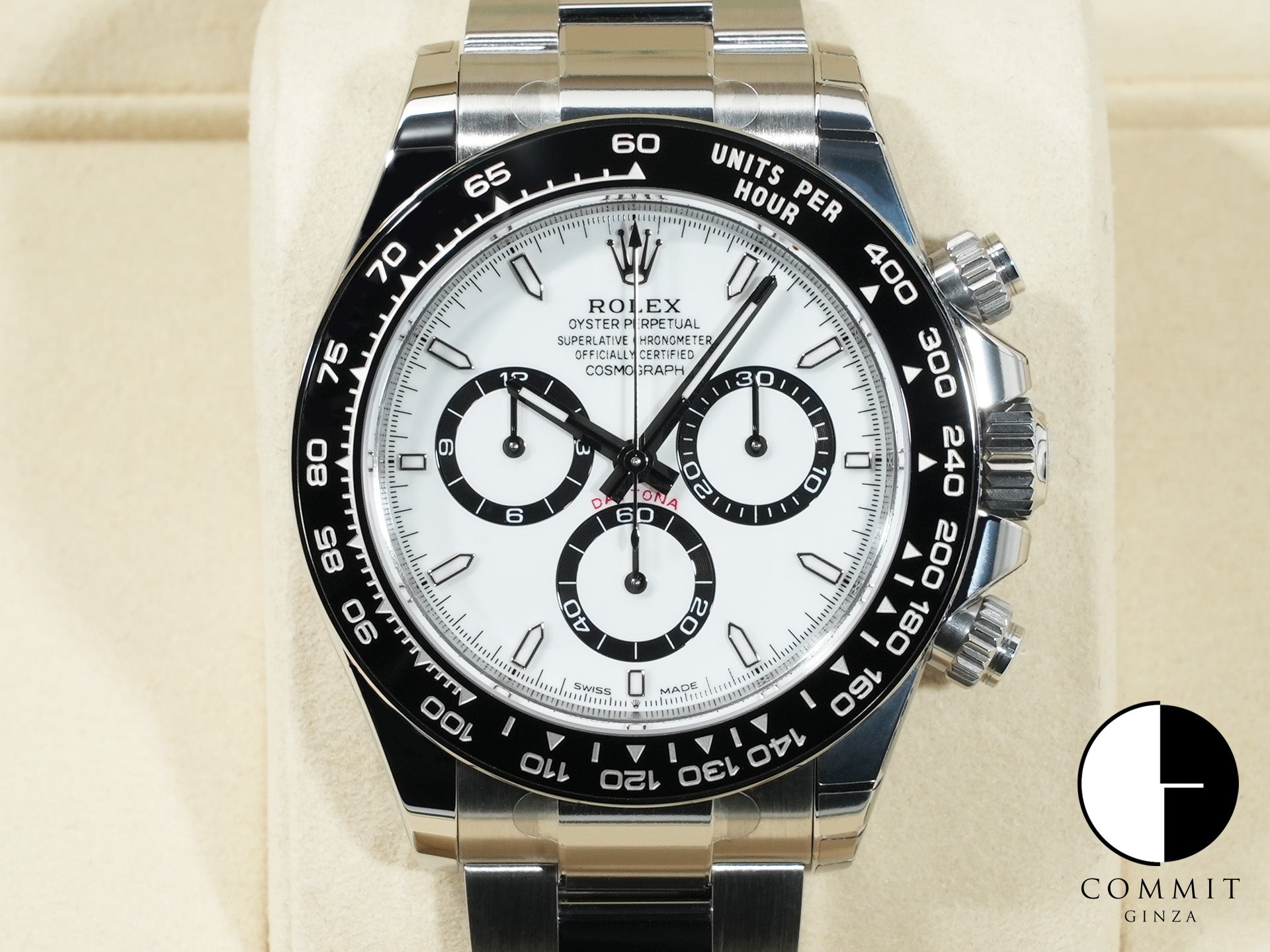 ロレックス デイトナ Ref.126500LN ステンレススチール ホワイト文字盤 未使用 ark9tfm8
