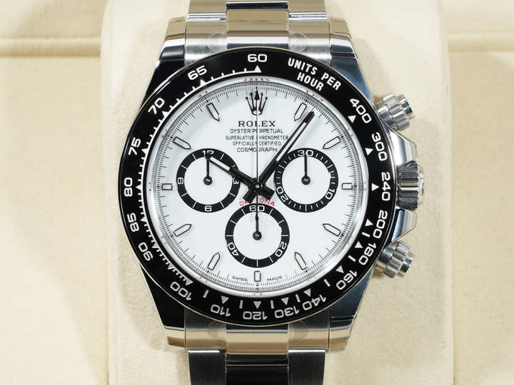 ロレックス デイトナ Ref.126500LN ステンレススチール ホワイト文字盤 未使用 ark9tfm8