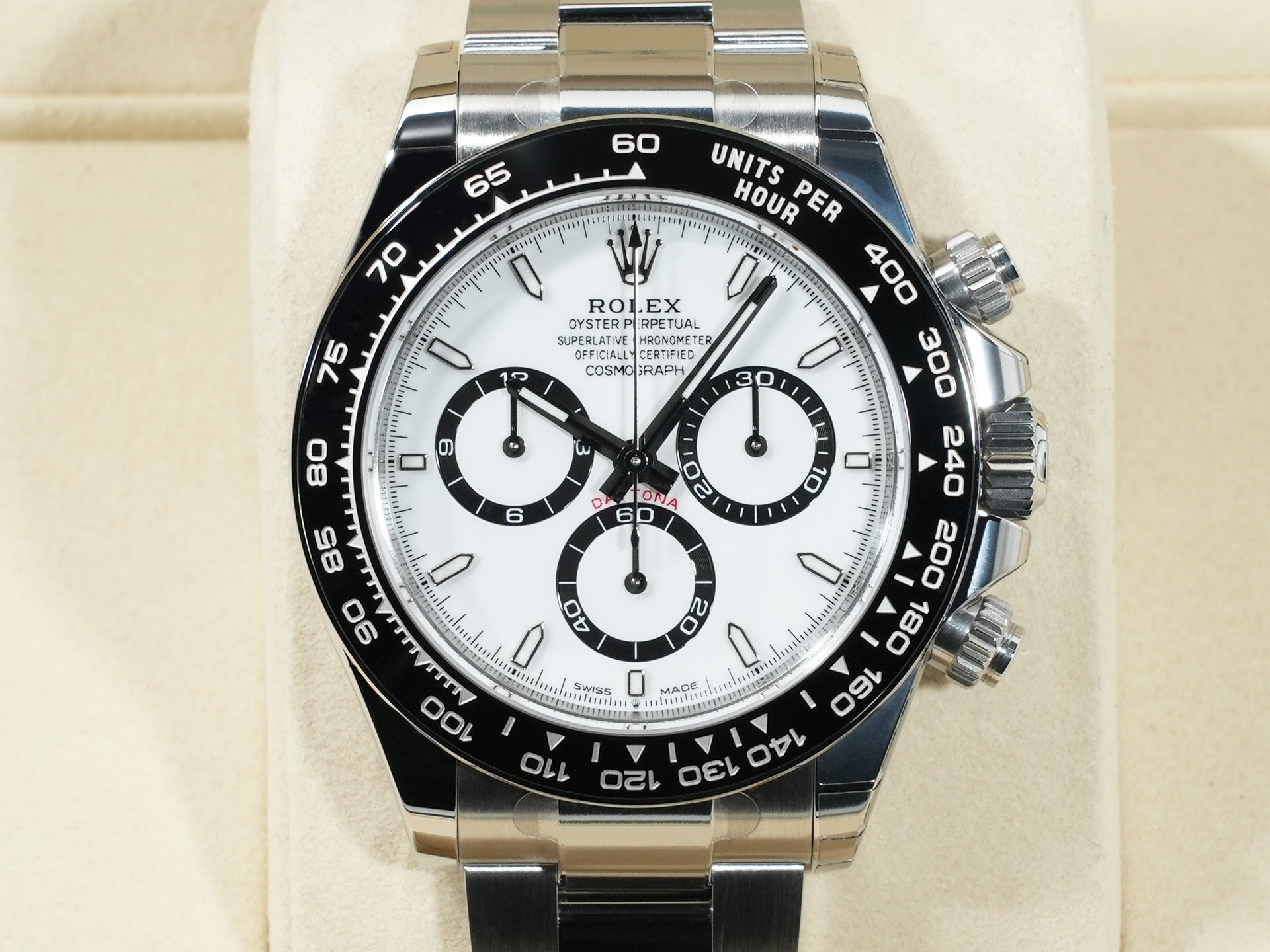 ロレックス デイトナ Ref.126500LN ステンレススチール ホワイト文字盤 未使用 ark9tfm8