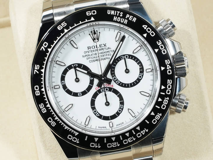 ロレックス デイトナ Ref.126500LN ステンレススチール ホワイト文字盤 未使用 ark9tfm8