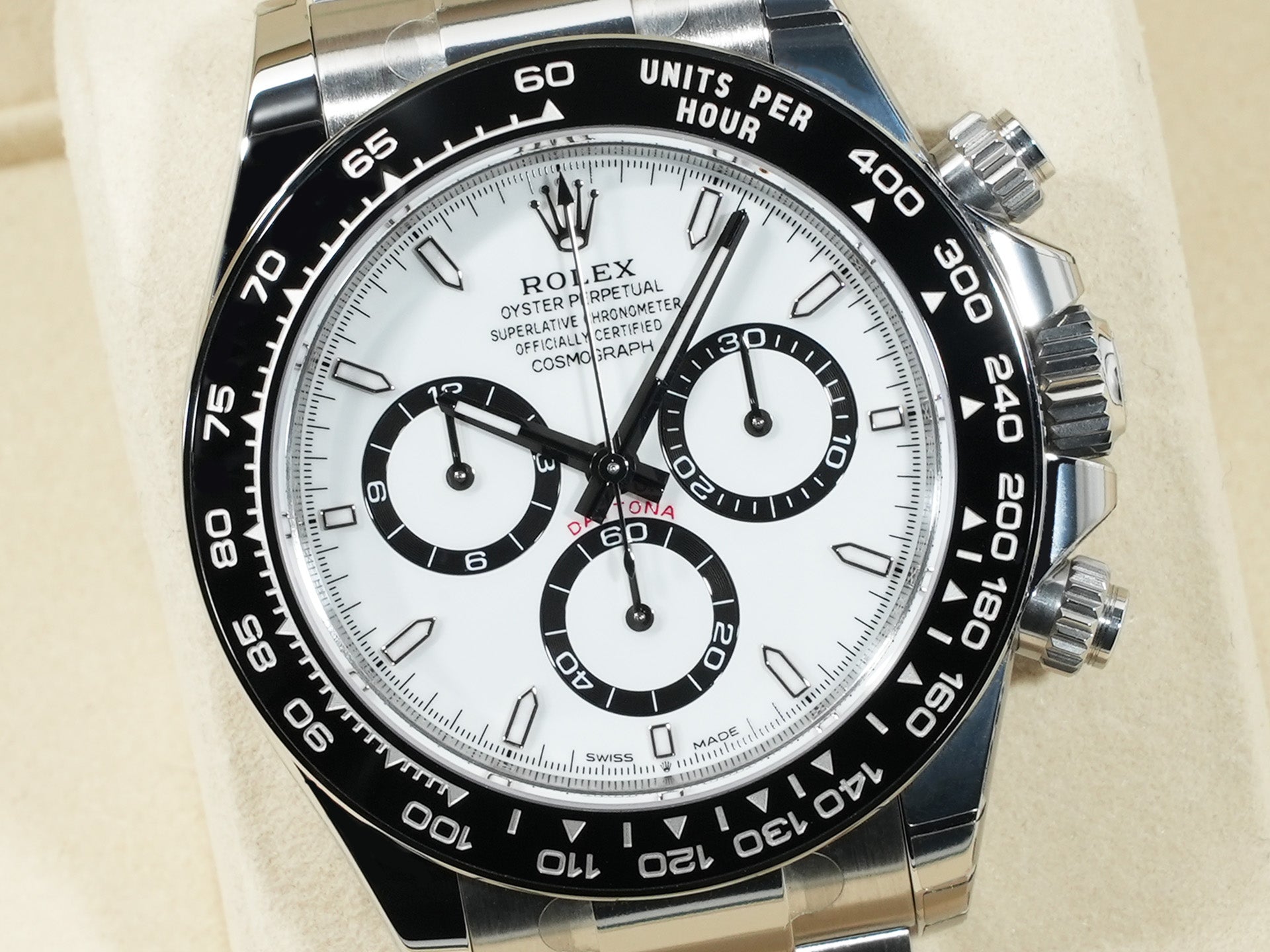 ロレックス デイトナ Ref.126500LN ステンレススチール ホワイト文字盤 未使用 ark9tfm8