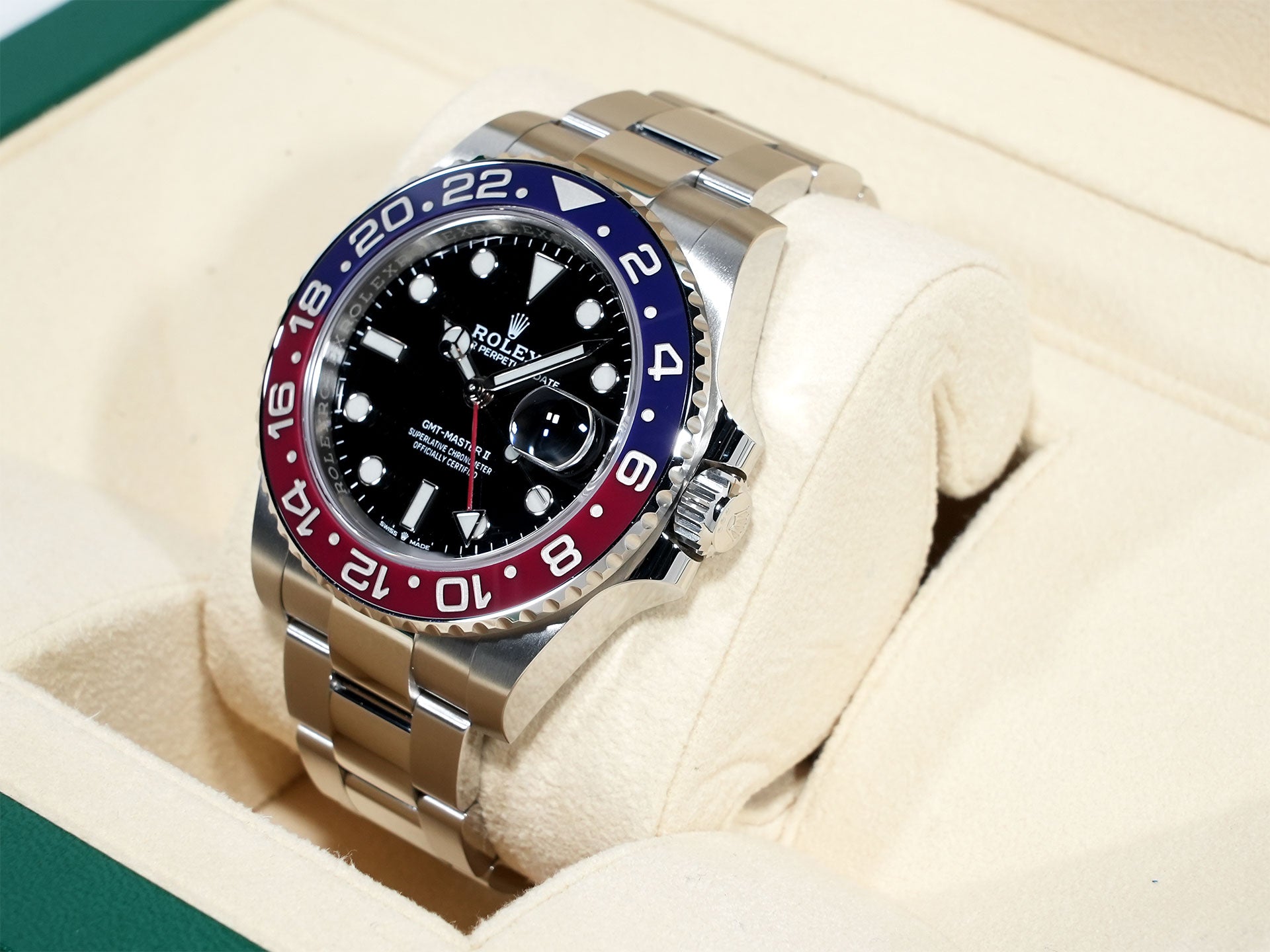ロレックス GMTマスターII Ref.126710BLRO ステンレススチール ブラック文字盤 オイスターブレスレット 中古 8p5ufhm2