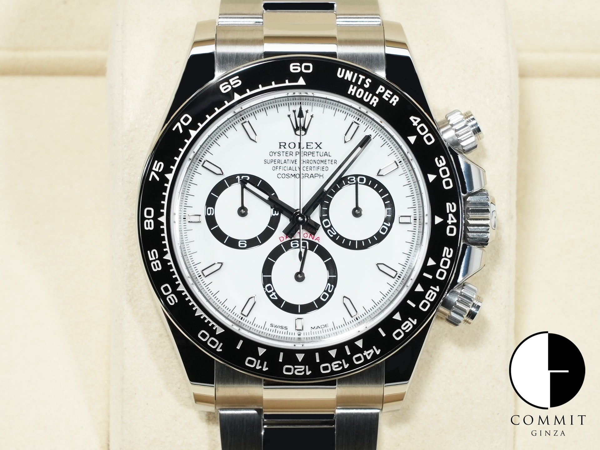 ロレックス デイトナ Ref.126500LN ステンレススチール ホワイト文字盤 未使用 5saw96zy