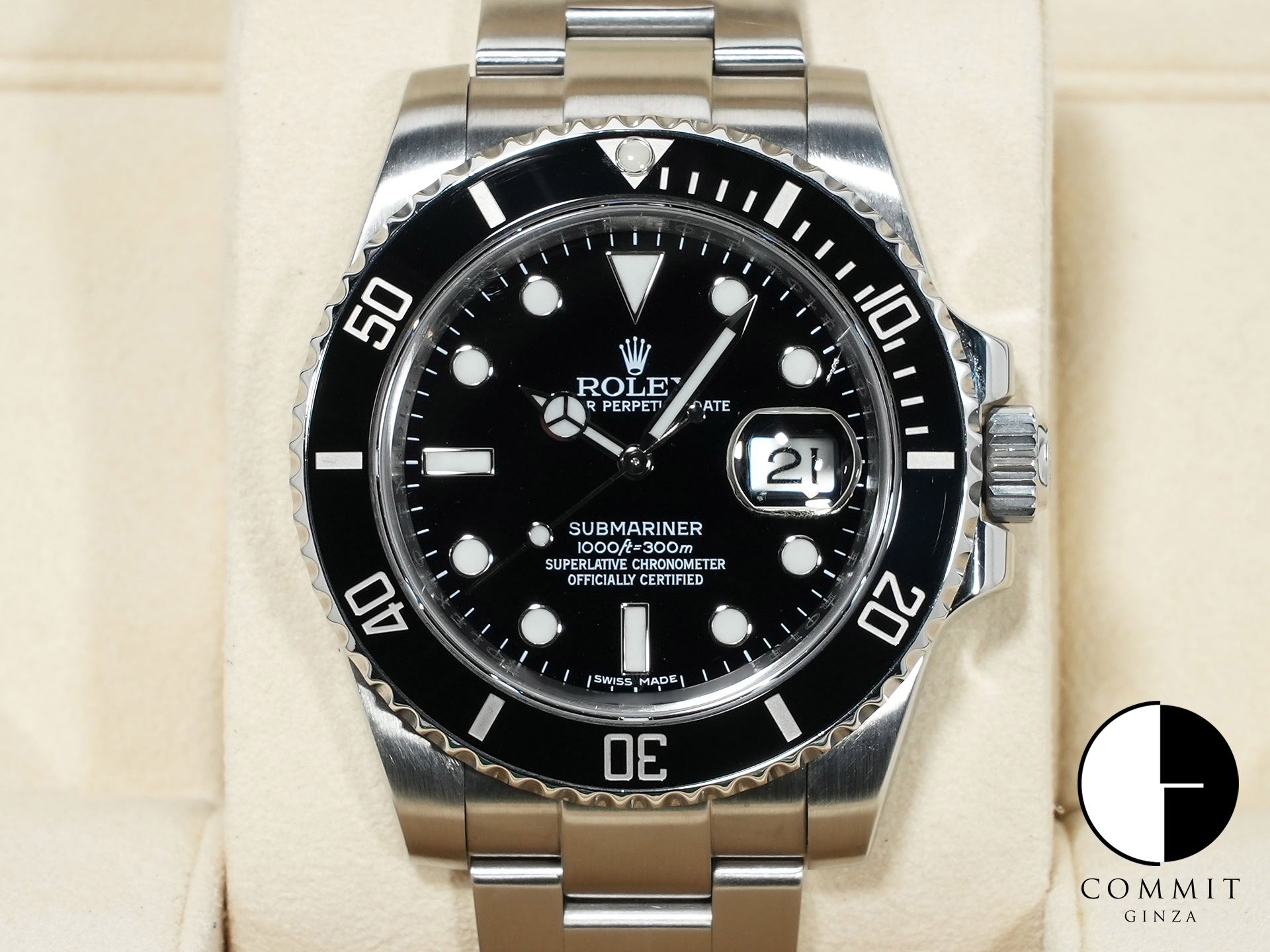 ロレックス サブマリーナー デイト Ref.116610LN ステンレススチール ブラック文字盤 中古 ihyhuzxa