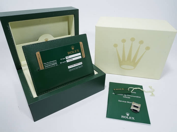 ロレックス デイトジャストII Ref.116334 ステンレススチール/ホワイトゴールド シルバーブルーアラビア文字盤 オイスターブレスレット 美品 3bwmq49b