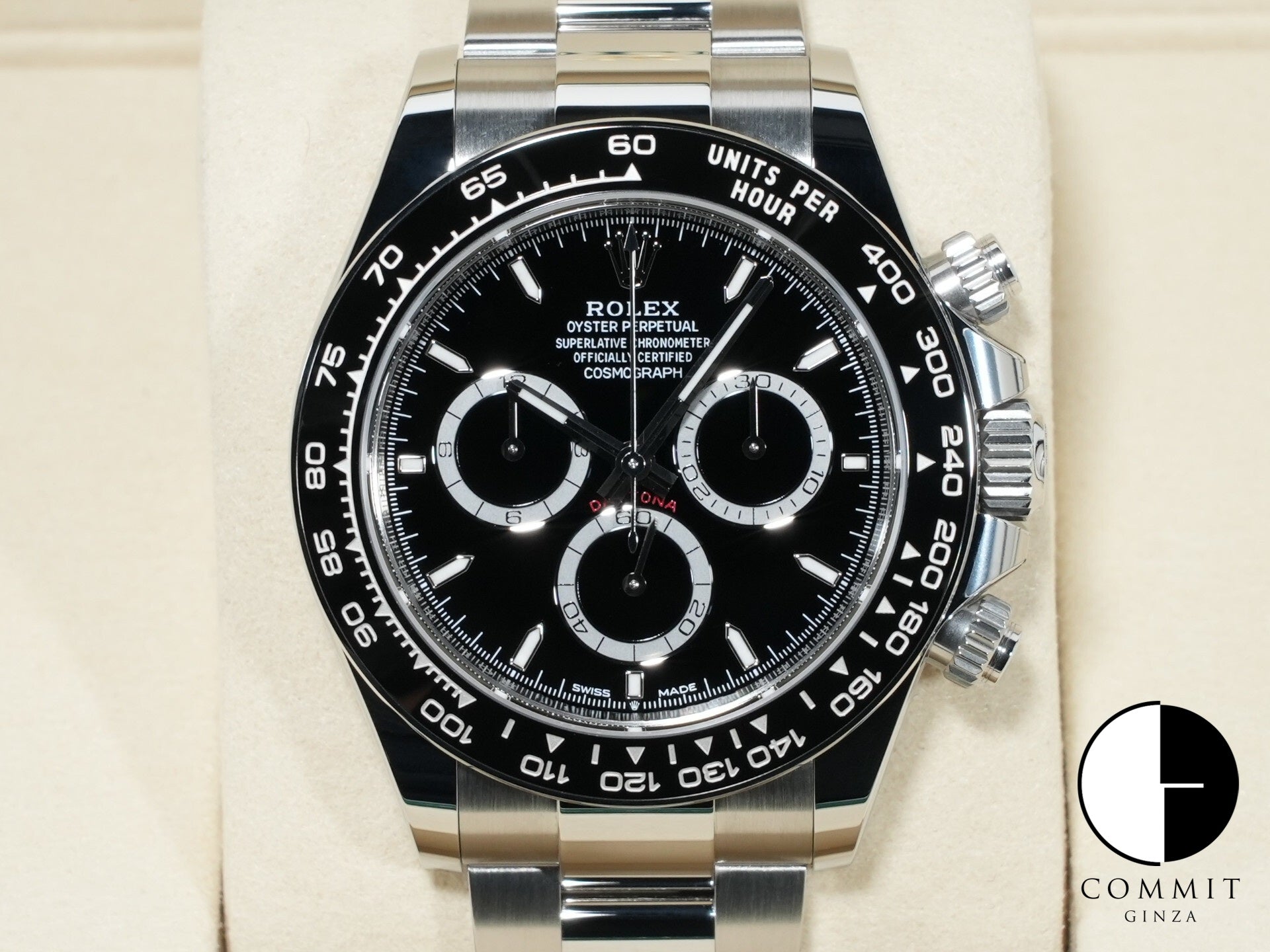ロレックス デイトナ Ref.126500LN ステンレススチール ブラック文字盤 未使用 upsyod39