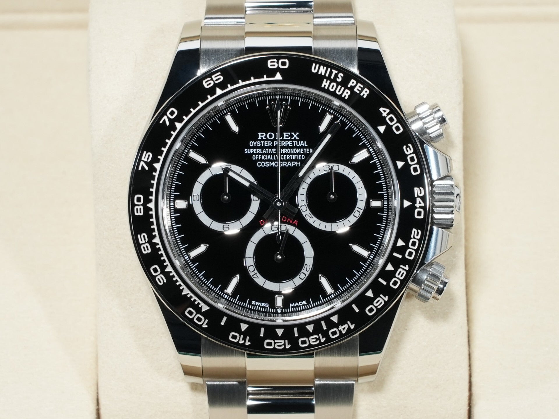 ロレックス デイトナ Ref.126500LN ステンレススチール ブラック文字盤 未使用 upsyod39