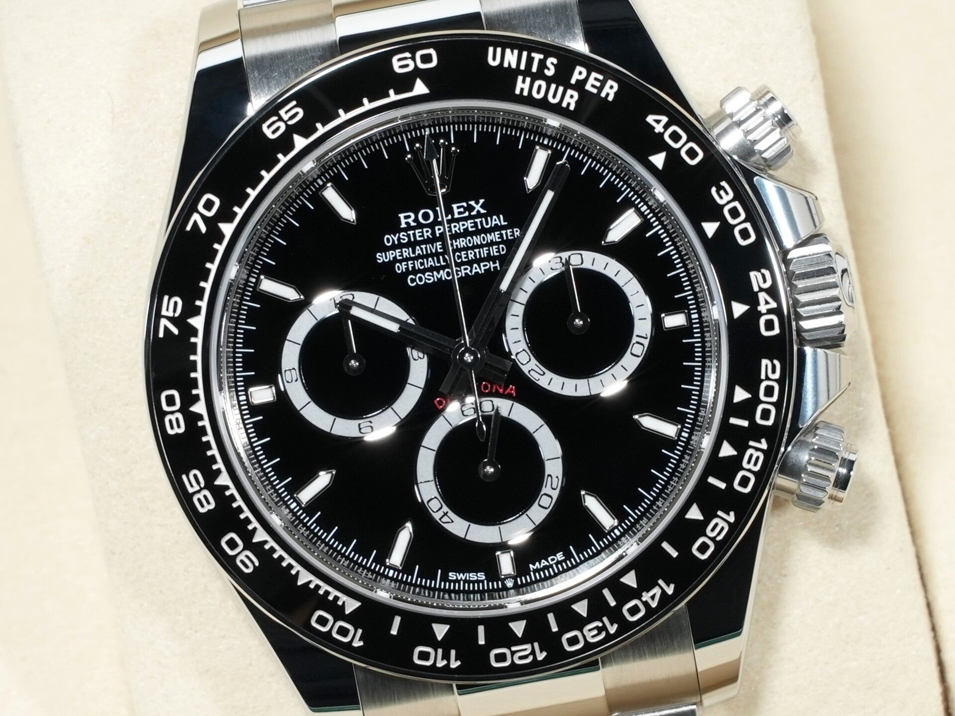 ロレックス デイトナ Ref.126500LN ステンレススチール ブラック文字盤 未使用 upsyod39