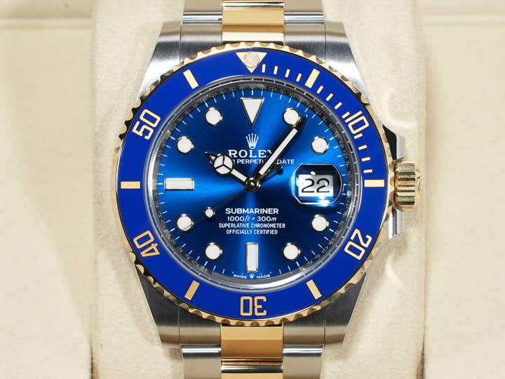 ロレックス サブマリーナー デイト Ref.126613LB ステンレススチール/イエローゴールド ブルー文字盤 未使用 yeup6m3b