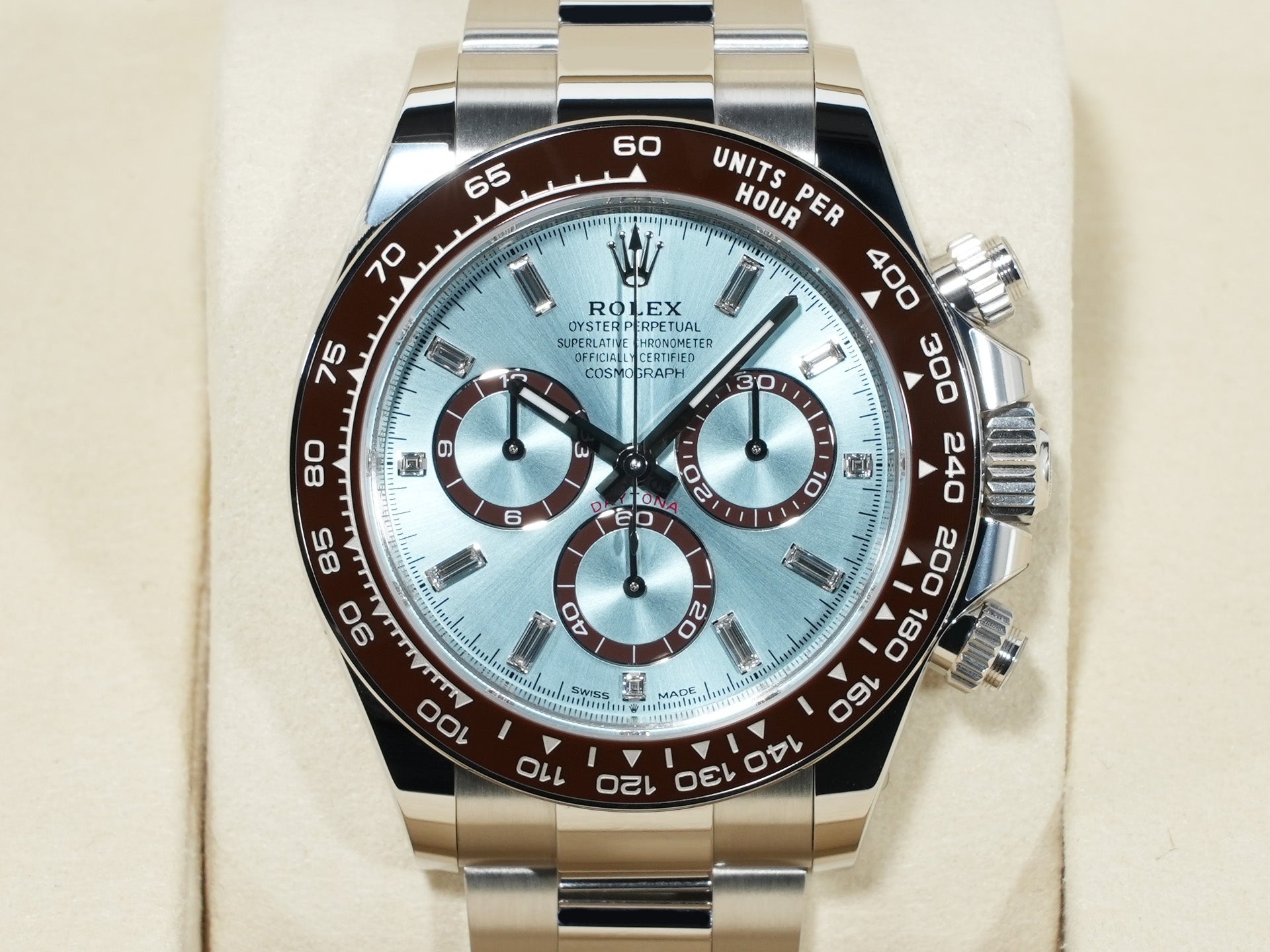 ロレックス デイトナ Ref.126506A プラチナ アイスブルーx11Pダイヤ文字盤 未使用 hpwxnzgu
