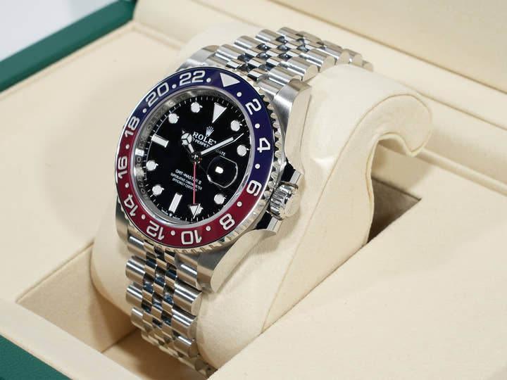 ロレックス GMTマスターII Ref.126710BLRO ステンレススチール ブラック文字盤 ジュビリーブレスレット 未使用 7ngzdw57