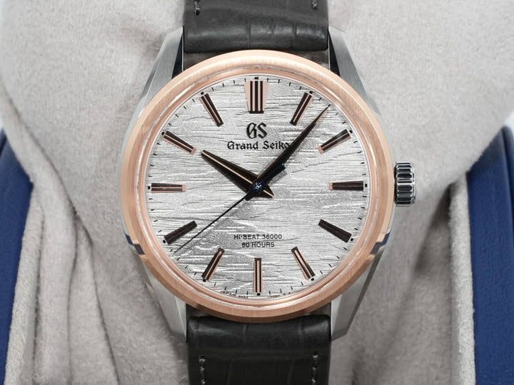 グランドセイコー エボリューション9 Ref.SLGW008 ステンレススチールx18Kピンクゴールド シルバー文字盤 未使用 666dxm86