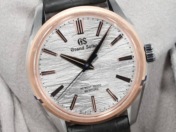グランドセイコー エボリューション9 Ref.SLGW008 ステンレススチールx18Kピンクゴールド シルバー文字盤 未使用 666dxm86