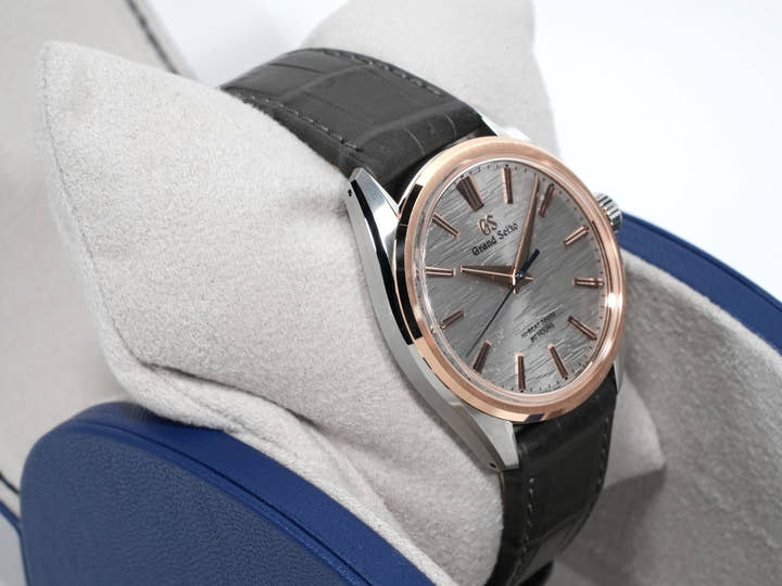 グランドセイコー エボリューション9 Ref.SLGW008 ステンレススチールx18Kピンクゴールド シルバー文字盤 未使用 666dxm86