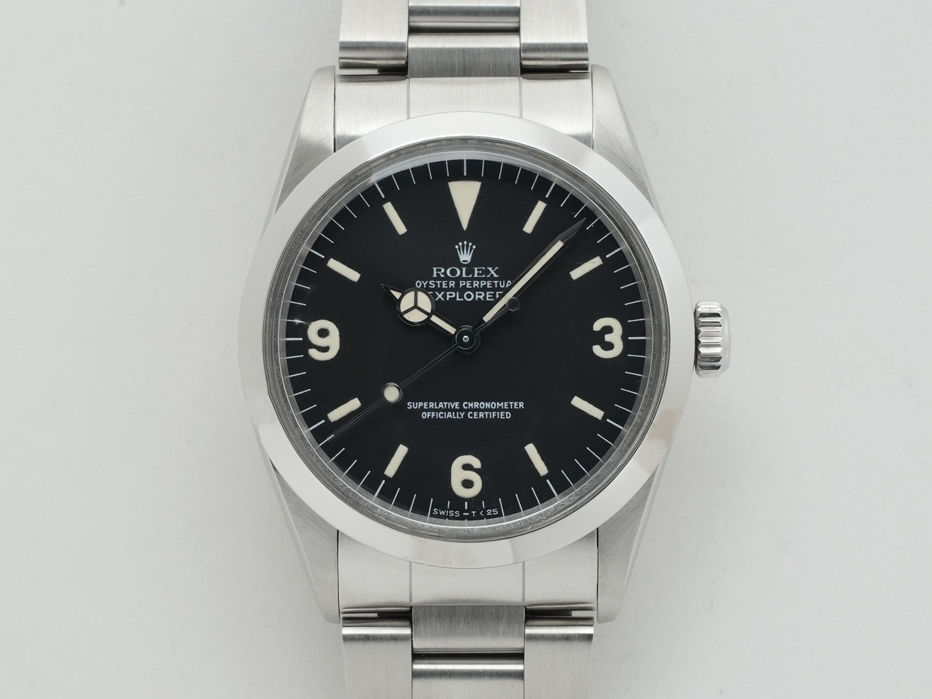 Rolex Explorer I Ref. 1016 Stainless Steel Black Dial Excellent Condition ghzpiroa