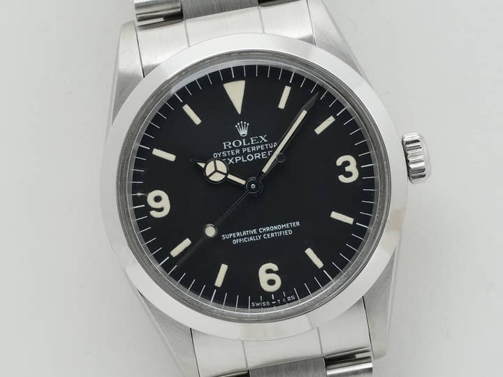 ロレックス エクスプローラーI Ref.1016 ステンレススチール ブラック文字盤 美品 ghzpiroa