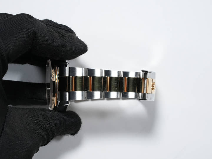 ロレックス デイトナ Ref.116503G ステンレススチール/イエローゴールド ブラックx8Pダイヤ文字盤 美中古 8f7ivttb