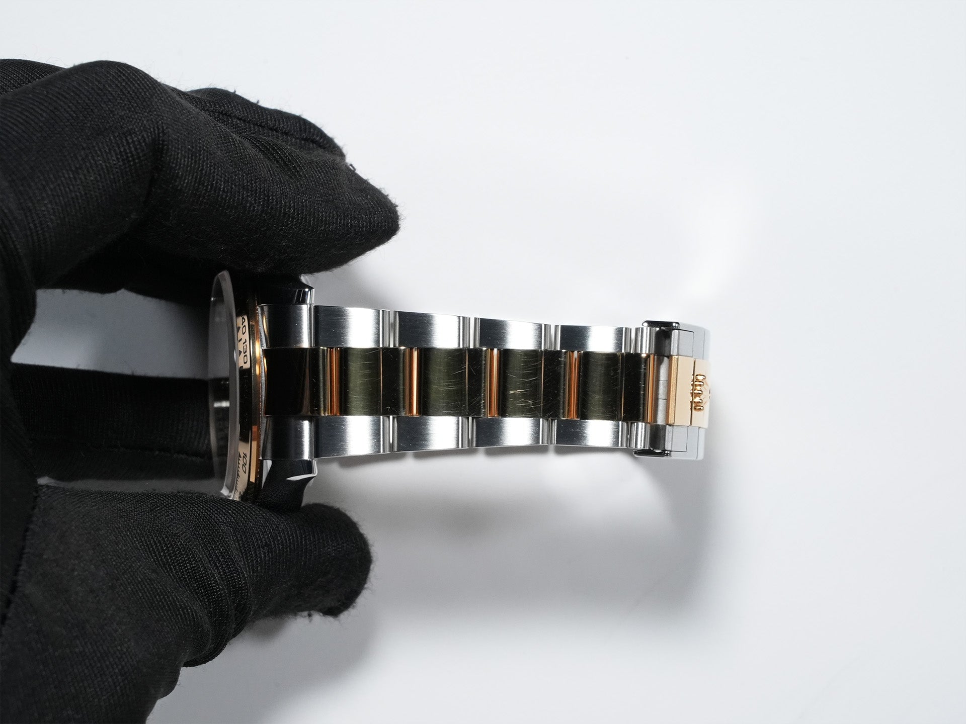 ロレックス デイトナ Ref.116503G ステンレススチール/イエローゴールド ブラックx8Pダイヤ文字盤 美中古 8f7ivttb