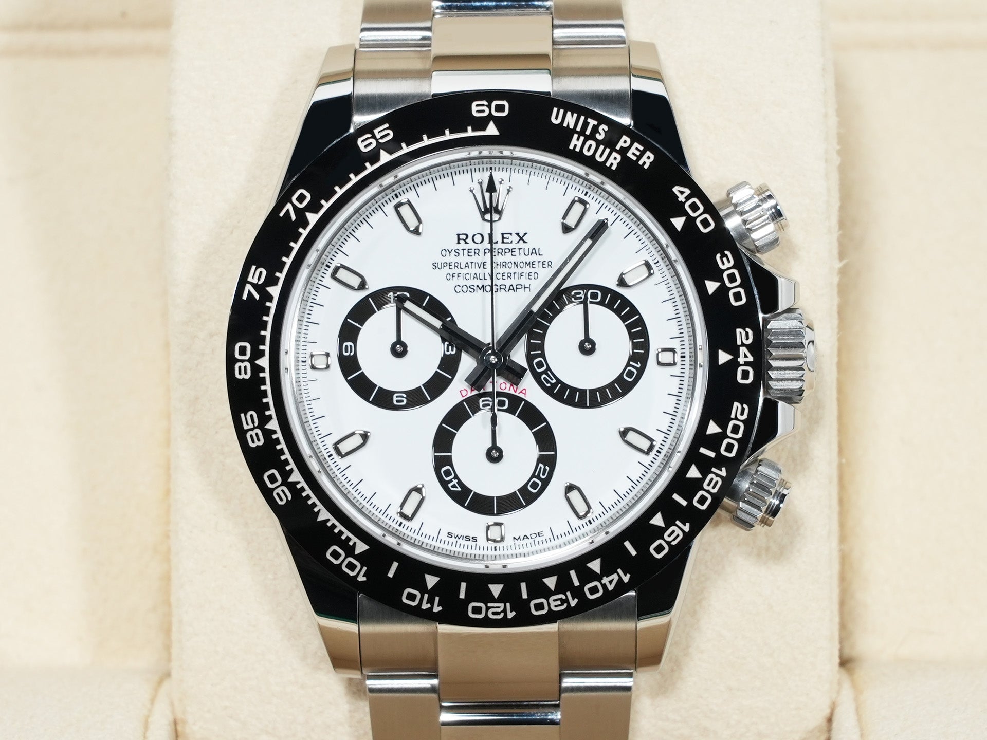 ロレックス デイトナ Ref.116500LN ステンレススチール ホワイト文字盤 美中古 8taowisr