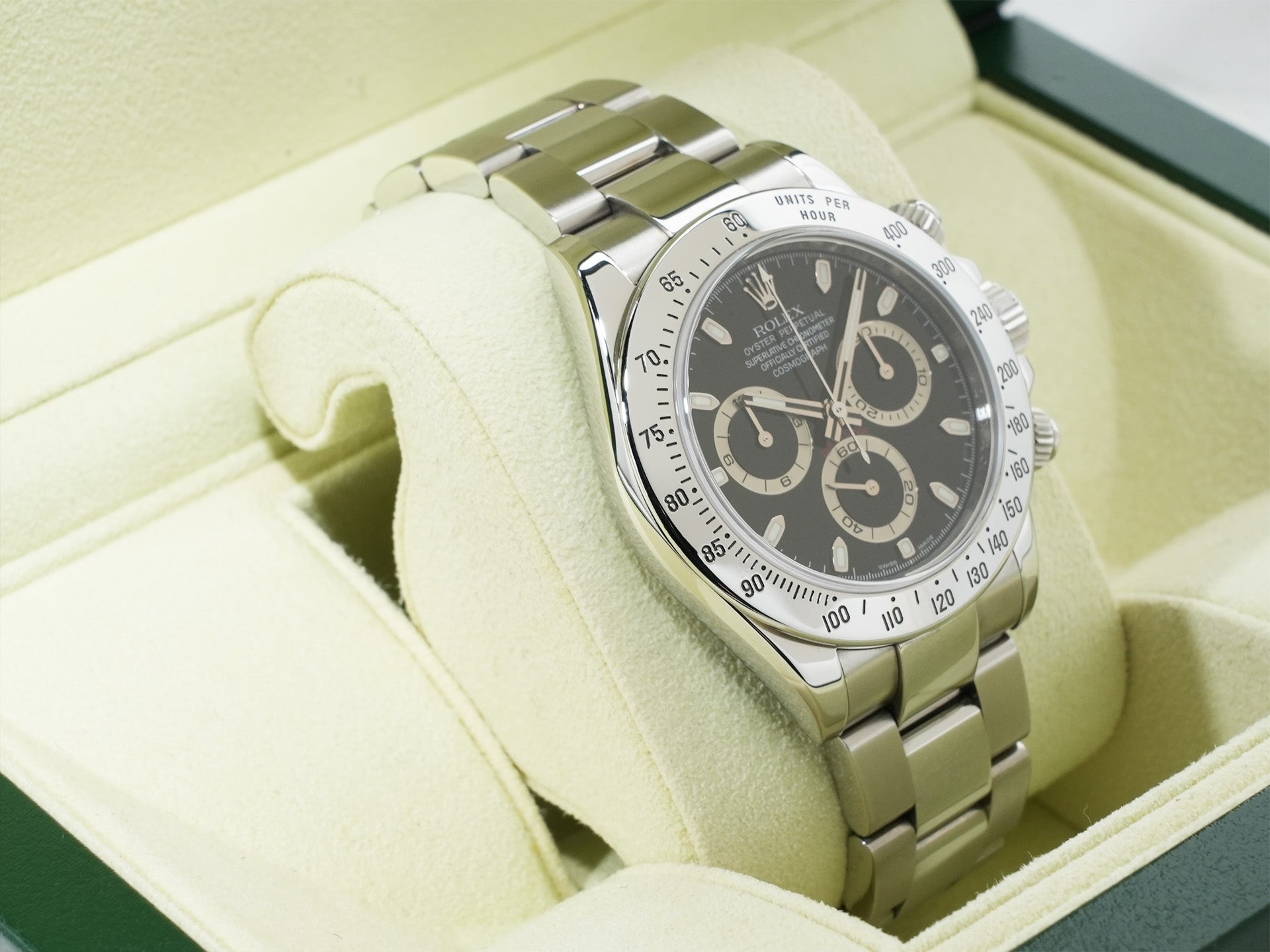 ロレックス デイトナ Ref.116520 ステンレススチール ブラック文字盤 中古 ox56yaf6