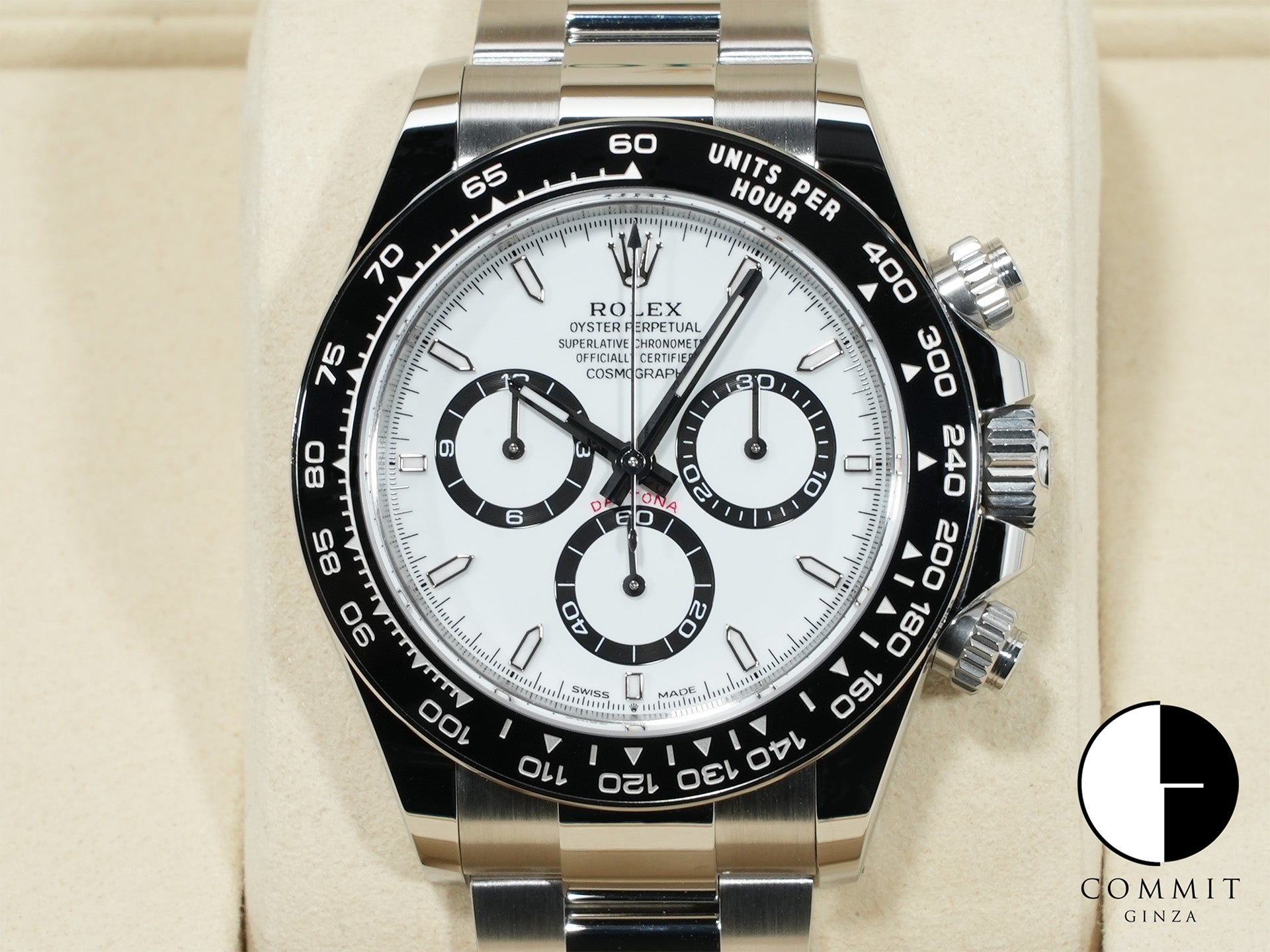 ロレックス デイトナ Ref.126500LN ステンレススチール ホワイト文字盤 未使用 xchxwr8r